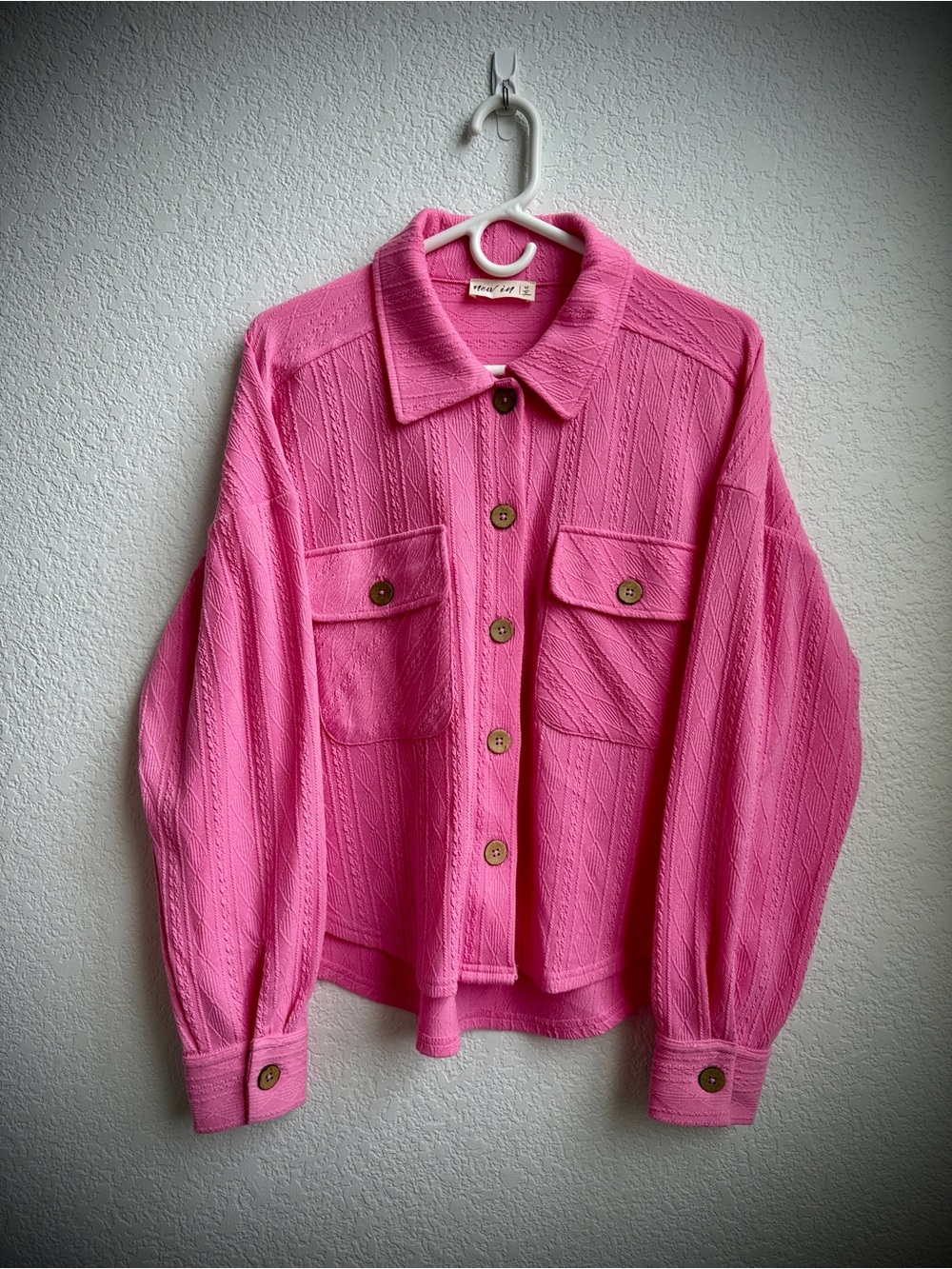 The Buckle Pink button down Jacket